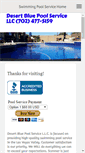 Mobile Screenshot of desertbluepoolservice.com